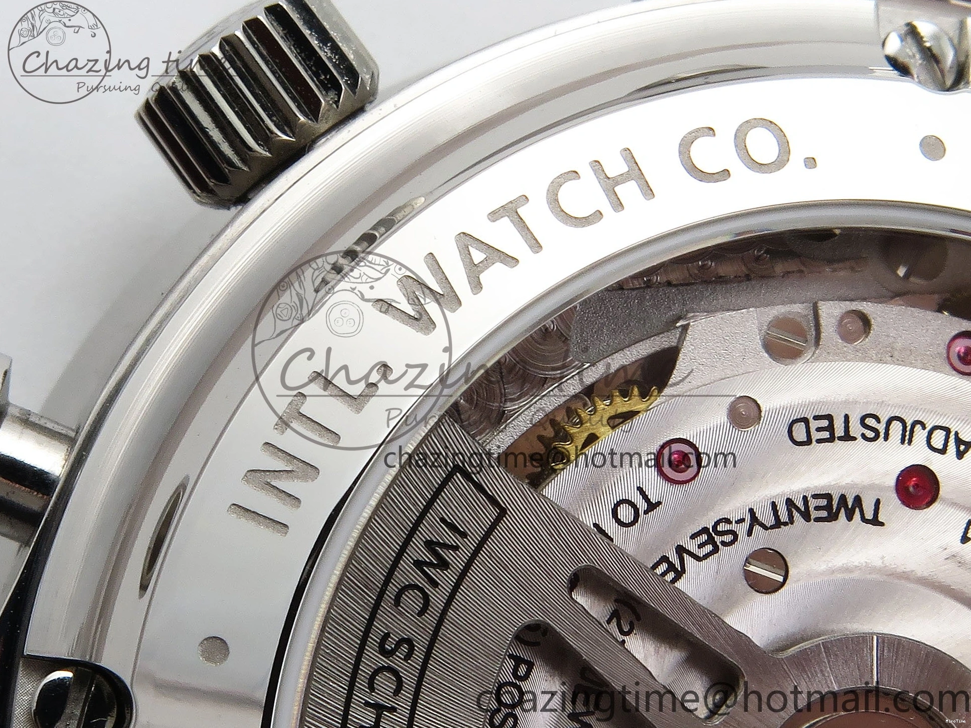 MIROTIME 0403 Portuguese Chrono IW3716 Z+F 1:1 Best Edition White Dial on Gray Rubber Strap A WrinkleFree 7014